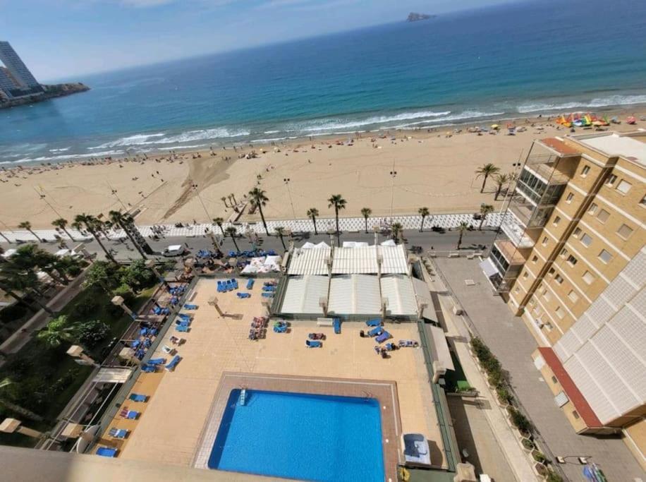 Piso 21 Unico A Pie De Playa En Esquina Daire Benidorm Dış mekan fotoğraf